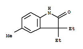 2H-indol-2-one,3,3-diethyl-1,3-dihydro-5-methyl-(9ci) Structure,797052-04-1Structure