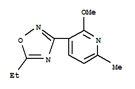 Pyridine, 3-(5-ethyl-1,2,4-oxadiazol-3-yl)-2-methoxy-6-methyl-(9ci) Structure,797770-41-3Structure