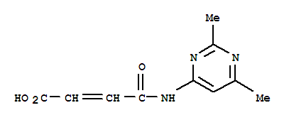 2-Butenoicacid,4-[(2,6-dimethyl-4-pyrimidinyl)amino]-4-oxo-(9ci) Structure,797781-10-3Structure