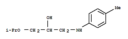 (9ci)-1-(1-甲基乙氧基)-3-[(4-甲基苯基)氨基]-2-丙醇结构式_797789-32-3结构式