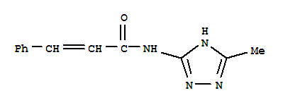 2-Propenamide,n-(5-methyl-1h-1,2,4-triazol-3-yl)-3-phenyl-(9ci) Structure,797797-37-6Structure