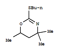 4H-1,3-oxazine,2-(butylthio)-5,6-dihydro-4,4,6-trimethyl-(9ci) Structure,797806-25-8Structure