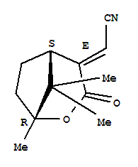 Acetonitrile, [(1r,5s)-1,8,8-trimethyl-3-oxo-2-oxabicyclo[3.2.1]oct-4-ylidene]-, (2e)-(9ci) Structure,798554-33-3Structure