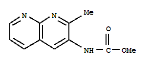 (9ci)-(2-甲基-1,8-萘啶-3-基)-氨基甲酸甲酯结构式_799288-97-4结构式