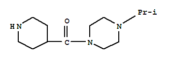 1-异丙基-4-(哌啶-4-羰基)-哌嗪结构式_799557-59-8结构式