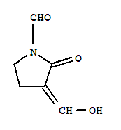 (9ci)-3-(羟基亚甲基)-2-氧代-1-吡咯烷羧醛结构式_79961-90-3结构式