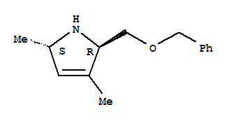 (2r,5s)-rel-(9ci)-2,5-二氢-3,5-二甲基-2-[(苯基甲氧基)甲基]-1H-吡咯结构式_799789-88-1结构式