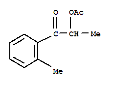 (9ci)-2-(乙酰基氧基)-1-(2-甲基苯基)-1-丙酮结构式_799804-34-5结构式