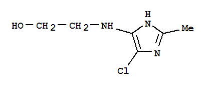 Ethanol, 2-[(5-chloro-2-methyl-1h-imidazol-4-yl)amino]- Structure,799815-12-6Structure