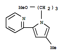 Pyridine,2-[1-(3-methoxypropyl)-4-methyl-1h-pyrrol-2-yl]-(9ci) Structure,800369-40-8Structure