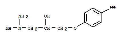 (9ci)-1-(1-甲基肼基)-3-(4-甲基苯氧基)-2-丙醇结构式_800378-69-2结构式