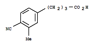 Benzenebutanoic acid, 4-cyano-3-methyl-(9ci) Structure,800395-57-7Structure