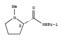 (s)-(9ci)-1-甲基-n-(1-甲基乙基)-2-吡咯烷羧酰胺结构式_80090-64-8结构式