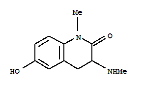 (8ci)-3,4-二氢-6-羟基-1-甲基-3-(甲基氨基)-喹诺酮结构式_801138-60-3结构式