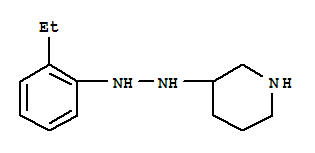 (8CI)-3-[2-(o-乙基苯基)肼基]-哌啶结构式_801139-48-0结构式