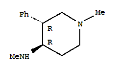 Piperidine, 1-methyl-4-(methylamino)-3-phenyl-, trans-(8ci) Structure,801146-40-7Structure