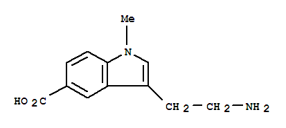 Indole-5-carboxylic acid, 3-(2-aminoethyl)-1-methyl-(8ci) Structure,801148-64-1Structure