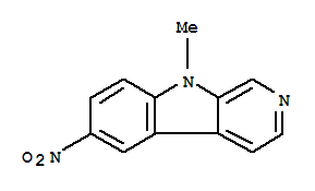 9H-pyrido[3,4-b]indole,9-methyl-6-nitro-(8ci) Structure,801153-90-2Structure