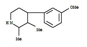 Piperidine, 4-(m-methoxyphenyl)-2,3-dimethyl-(8ci) Structure,801160-46-3Structure