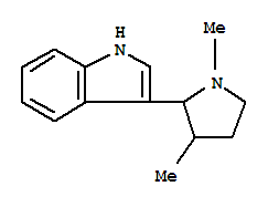 (8ci)-3-(1,3-二甲基-2-吡咯烷)-吲哚结构式_801175-13-3结构式