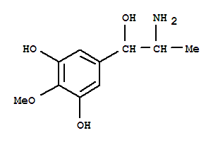 Benzyl alcohol, alpha-(1-aminoethyl)-3,5-dihydroxy-4-methoxy-(8ci) Structure,801178-17-6Structure