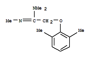 (8ci)-n,N,N-三甲基-2-(2,6-二甲苯基氧基)-乙脒结构式_801183-83-5结构式