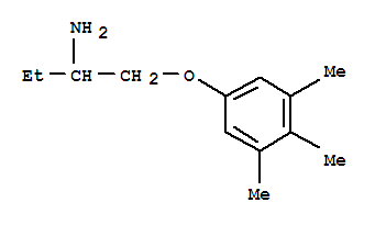 Propylamine, 1-[(3,4,5-trimethylphenoxy)methyl]-(8ci) Structure,801204-68-2Structure