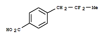 (9ci)-4-(2,2-二氟丙基)-苯甲酸结构式_801303-54-8结构式
