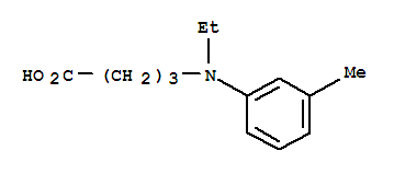 (9ci)-4-[乙基(3-甲基苯基)氨基]-丁酸结构式_801306-52-5结构式