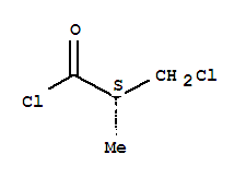 (R)-3-氯-2-甲基丙酰氯结构式_80141-51-1结构式