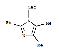 Imidazole, 1-acetoxy-4,5-dimethyl-2-phenyl-(8ci) Structure,802026-86-4Structure