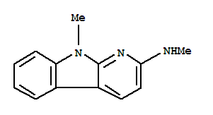 9H-pyrido[2,3-b]indole,9-methyl-2-(methylamino)-(8ci) Structure,802032-35-5Structure