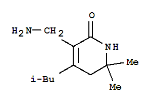 (8ci)-3-(氨基甲基)-5,6-二氢-4-异丁基-6,6-二甲基-2(1H)-吡啶酮结构式_802037-47-4结构式