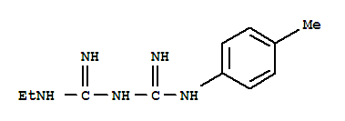 (8ci)-1-乙基-5-对甲苯双胍结构式_802051-46-3结构式