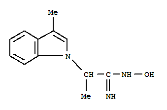 (8ci)-alpha,3-二甲基-吲哚-1-乙酰胺肟结构式_802263-48-5结构式