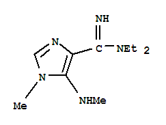 Imidazole-4-carboxamidine, n,n-diethyl-1-methyl-5-(methylamino)-(8ci) Structure,802267-15-8Structure