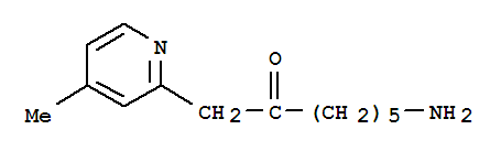 2-Heptanone,7-amino-1-(4-methyl-2-pyridyl)-(8ci) Structure,802283-53-0Structure