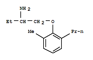 Propylamine, 1-[[(6-propyl-o-tolyl)oxy]methyl]-(8ci) Structure,802320-65-6Structure