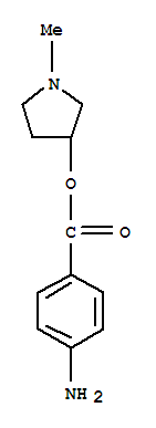 3-Pyrrolidinol,1-methyl-,p-aminobenzoate(ester)(8ci) Structure,802324-32-9Structure