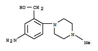 Benzenemethanol, 5-amino-2-(4-methyl-1-piperazinyl)-(9ci) Structure,802541-81-7Structure