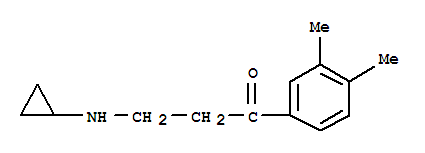 (8CI)-3-(环丙基氨基)-3,4-二甲基-苯丙酮结构式_802553-19-1结构式