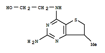 Ethanol, 2-[(2-amino-6,7-dihydro-7-methylthieno[3,2-d]pyrimidin-4-yl)amino]-(8ci) Structure,802553-44-2Structure