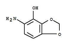 (8ci)-6-氨基-2,3-(亚甲基二氧基)-苯酚结构式_802561-50-8结构式