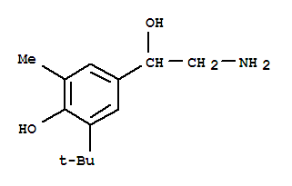 (8ci)-alpha-(氨基甲基)-3-叔丁基-4-羟基-5-甲基-苄醇结构式_802572-03-8结构式
