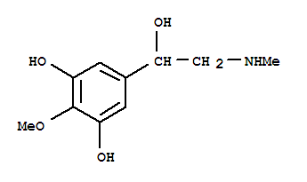 Benzyl alcohol, 3,5-dihydroxy-4-methoxy-alpha-[(methylamino)methyl]-(8ci) Structure,802582-00-9Structure