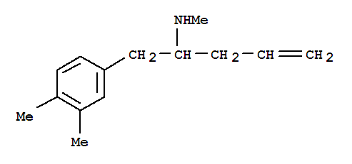 (8ci)-alpha-烯丙基-n,3,4-三甲基-苯乙胺结构式_802858-07-7结构式