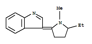 3H-indole,3-(5-ethyl-1-methyl-2-pyrrolidinylidene)-(8ci) Structure,802859-97-8Structure