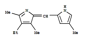 (8ci)-2-[(4-乙基-3,5-二甲基-2H-吡咯-2-基)甲基]-4-甲基-吡咯结构式_802860-46-4结构式