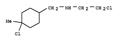 Cyclohexanemethylamine, 4-chloro-n-(2-chloroethyl)-4-methyl-(8ci)Structure,802872-64-6Structure Cyclohexanemethylamine, 4-chloro-n-(2-chloroethyl)-4-methyl-(8ci) Structure,802872-64-6Structure