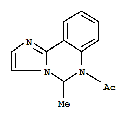 Imidazo[1,2-c]quinazoline, 6-acetyl-5,6-dihydro-5-methyl-(8ci) Structure,802892-14-4Structure